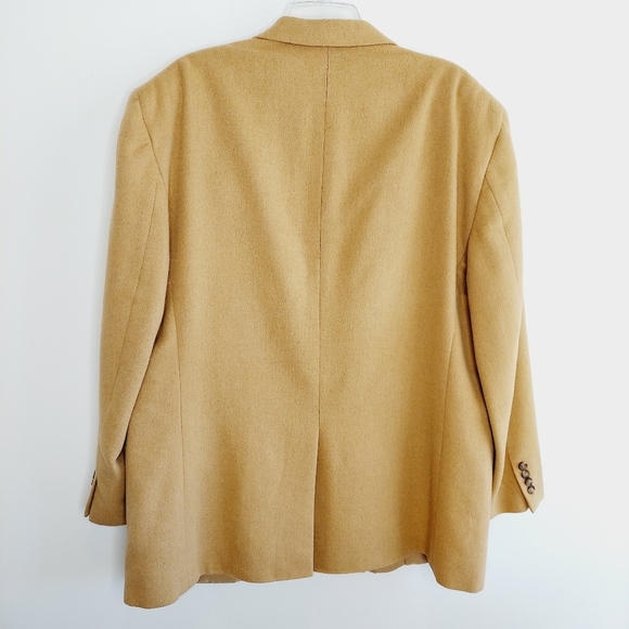 Jos A. Banks Men’s Beige Tan 100% Camel Hair Sports Jacket Blazer Size 50 L - Picture 5 of 16